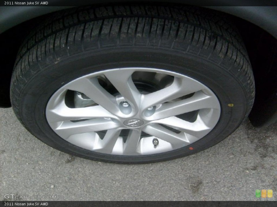 2011 Nissan Juke SV AWD Wheel and Tire Photo #46867926