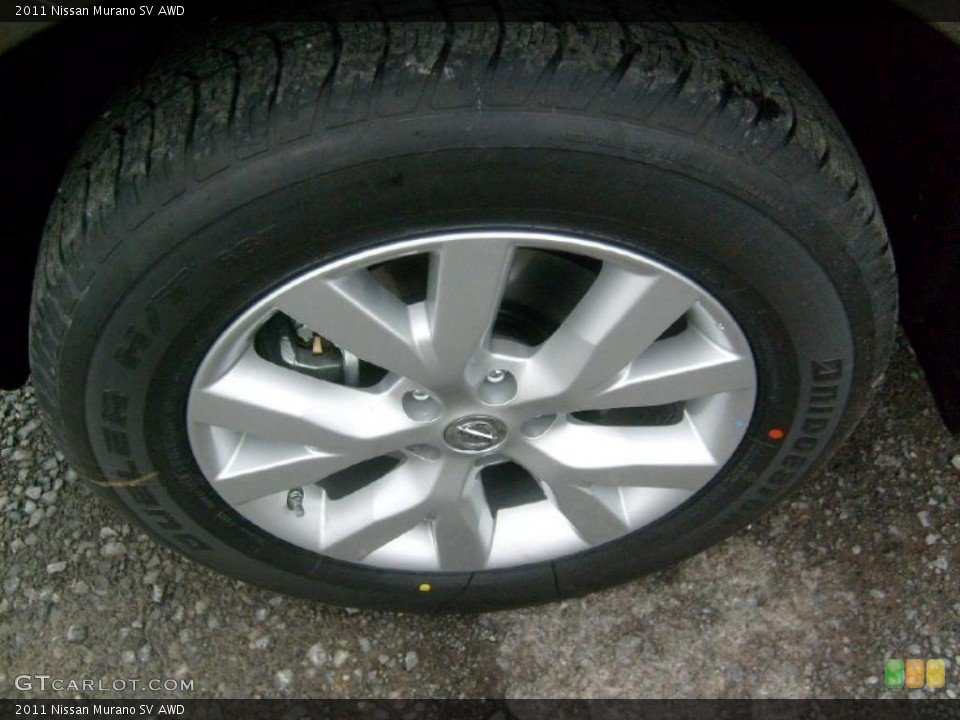 2011 Nissan Murano SV AWD Wheel and Tire Photo #46867983