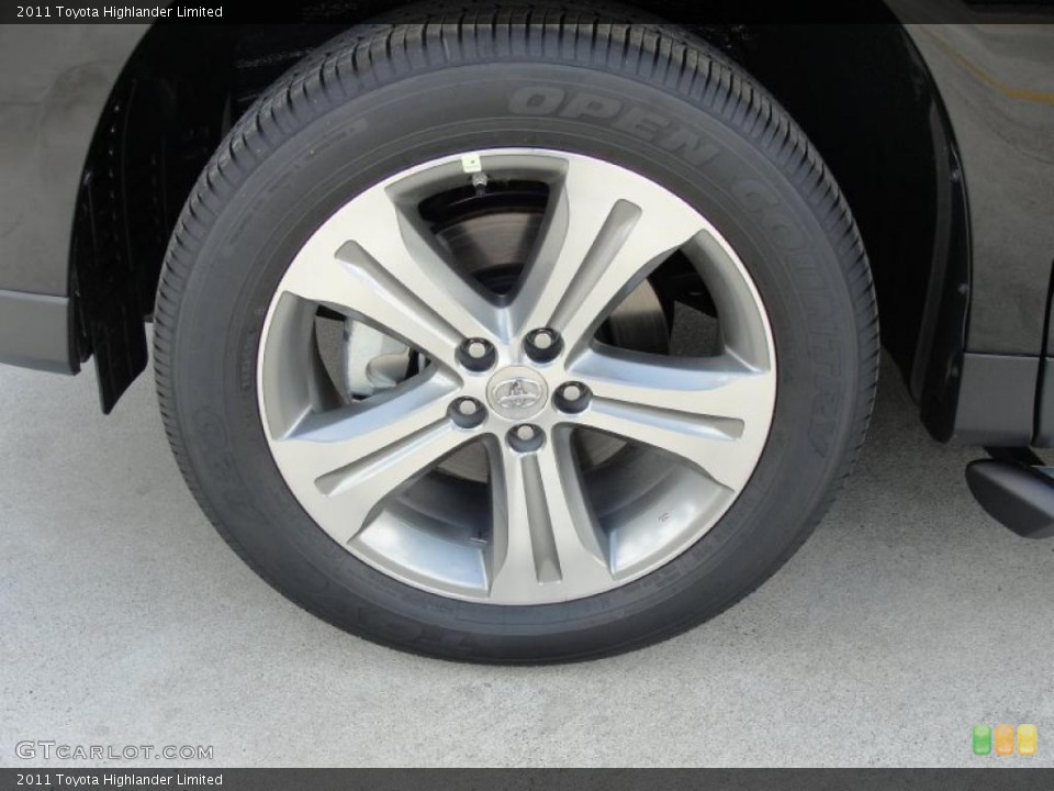 2011 Toyota Highlander Limited Wheel and Tire Photo #46870550