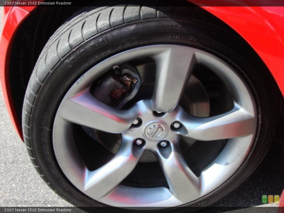 2007 Nissan 350Z Enthusiast Roadster Wheel and Tire Photo #46874090