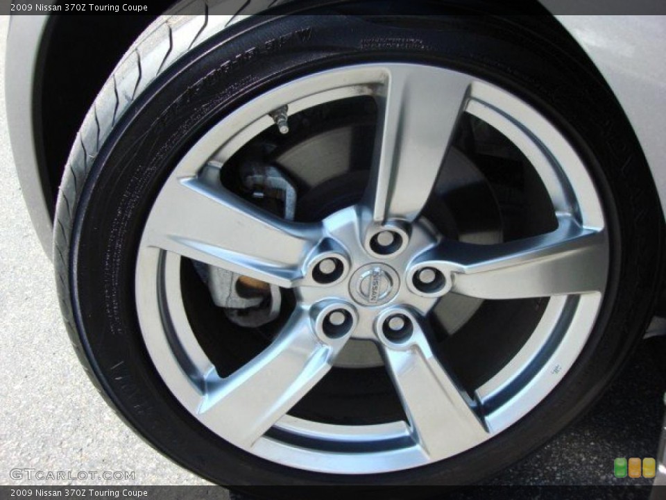 2009 Nissan 370Z Touring Coupe Wheel and Tire Photo #46875143