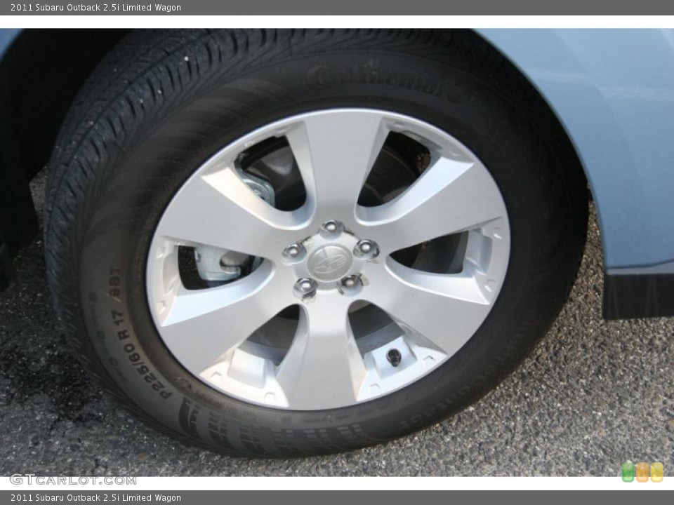 2011 Subaru Outback 2.5i Limited Wagon Wheel and Tire Photo #46877951