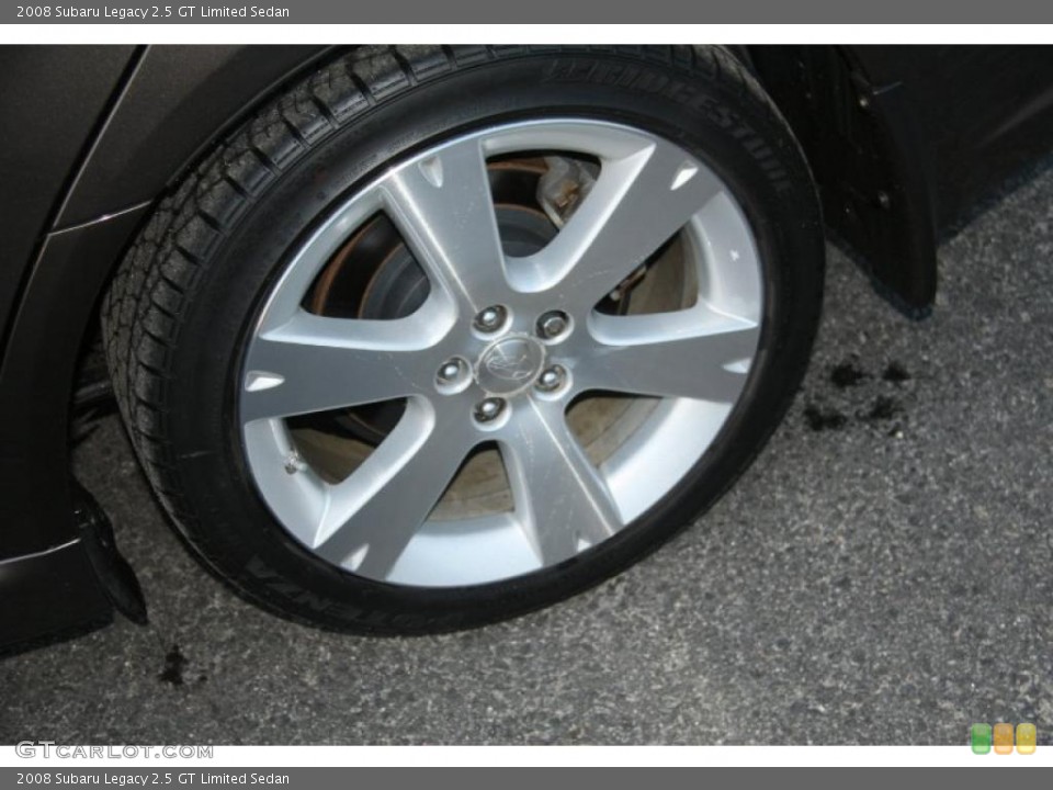 2008 Subaru Legacy 2.5 GT Limited Sedan Wheel and Tire Photo #46878812