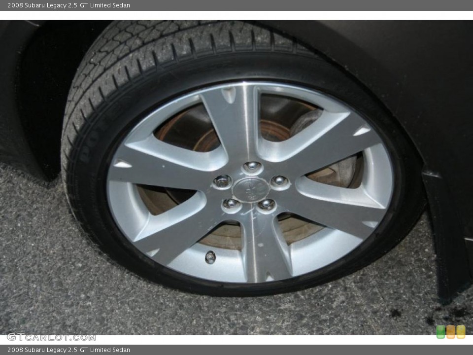 2008 Subaru Legacy 2.5 GT Limited Sedan Wheel and Tire Photo #46878827