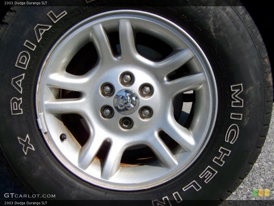 2003 Dodge Durango SLT Wheel and Tire Photo #46878986