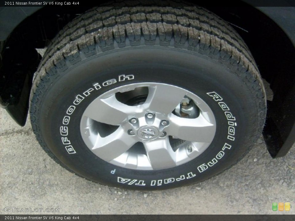 2011 Nissan Frontier SV V6 King Cab 4x4 Wheel and Tire Photo #46882154
