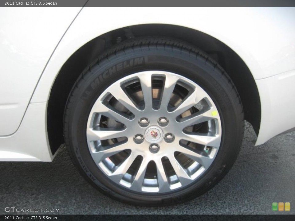 2011 Cadillac CTS 3.6 Sedan Wheel and Tire Photo #46883306