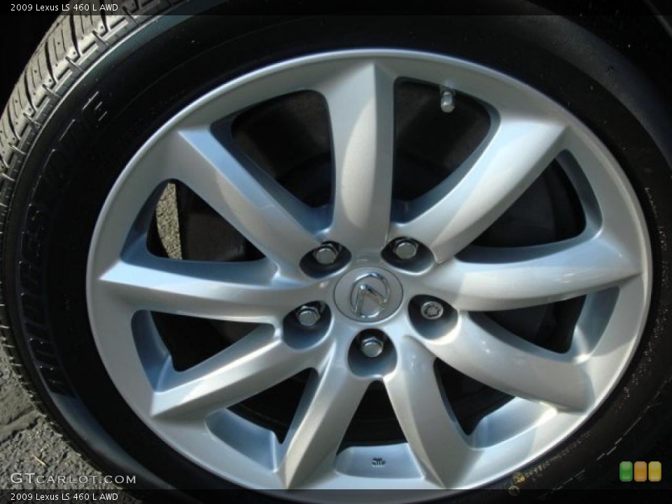 2009 Lexus LS 460 L AWD Wheel and Tire Photo #46900736