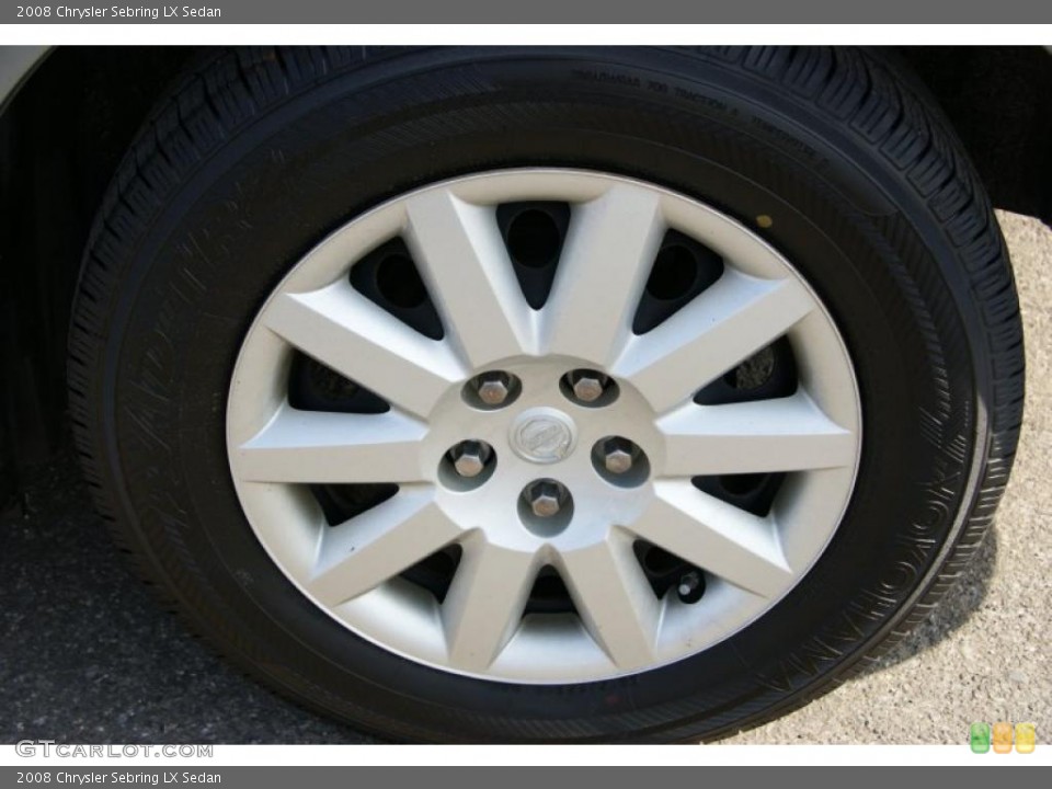 2008 Chrysler Sebring LX Sedan Wheel and Tire Photo #46903079