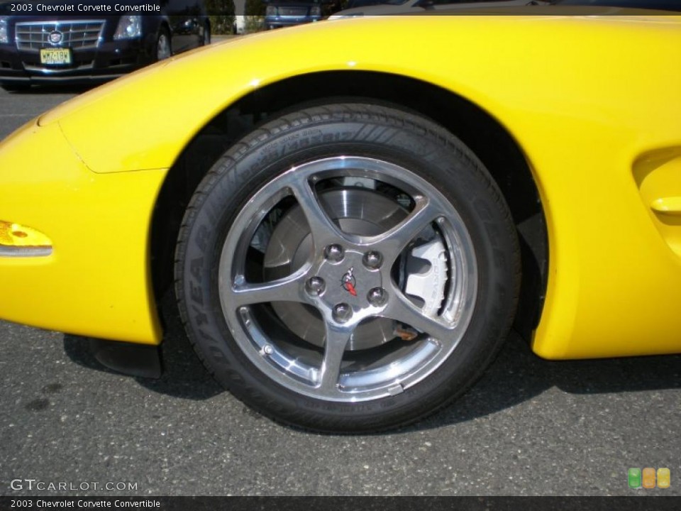 2003 Chevrolet Corvette Convertible Wheel and Tire Photo #46908356