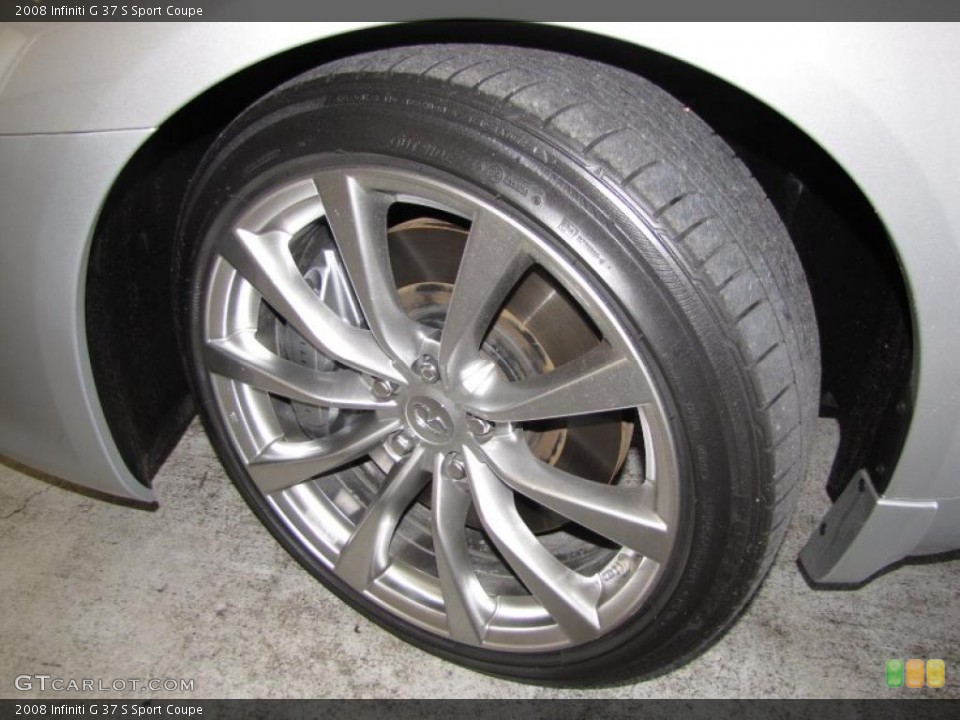 2008 Infiniti G 37 S Sport Coupe Wheel and Tire Photo #46908410