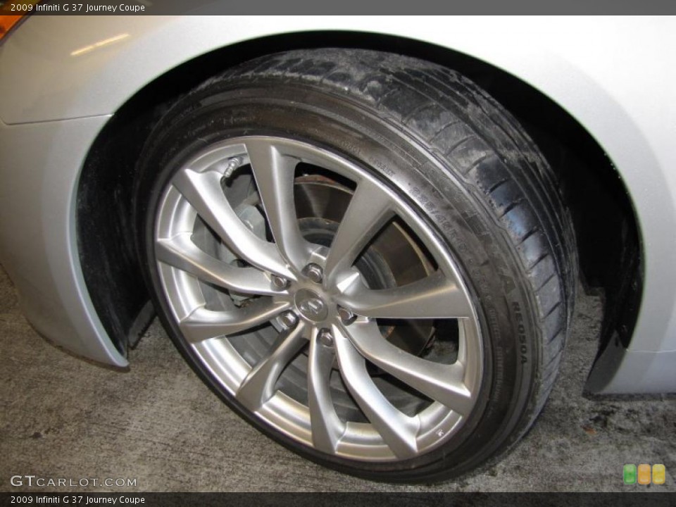 2009 Infiniti G 37 Journey Coupe Wheel and Tire Photo #46908761