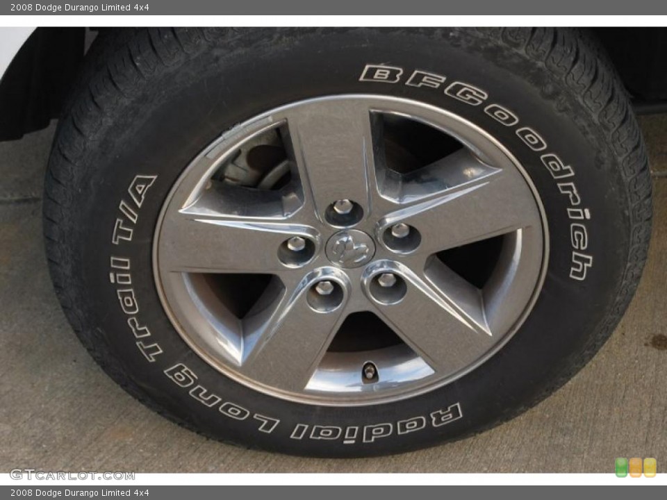 2008 Dodge Durango Limited 4x4 Wheel and Tire Photo #46911548