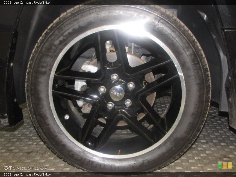 2008 Jeep Compass RALLYE 4x4 Wheel and Tire Photo #46912037