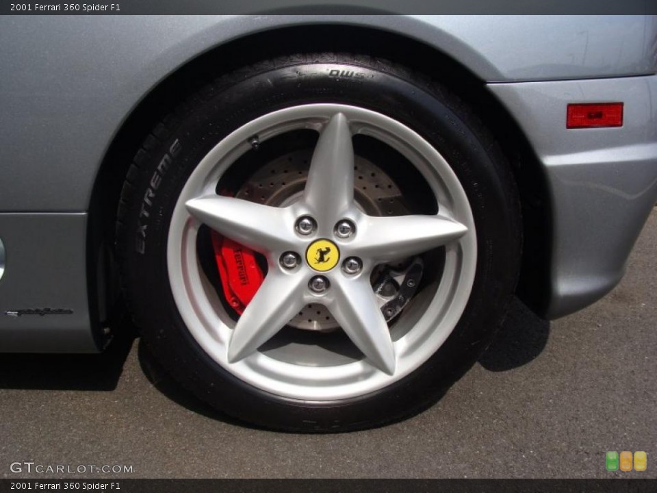 2001 Ferrari 360 Spider F1 Wheel and Tire Photo #46914605