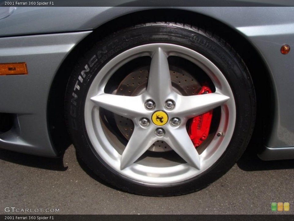 2001 Ferrari 360 Spider F1 Wheel and Tire Photo #46914611