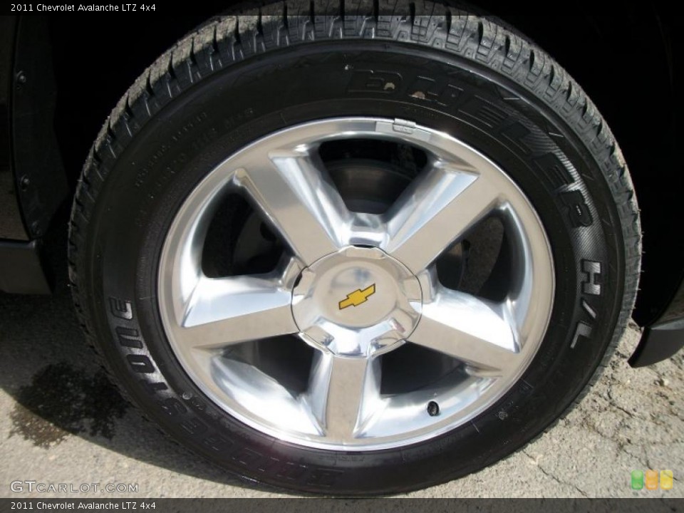 2011 Chevrolet Avalanche LTZ 4x4 Wheel and Tire Photo #46916525