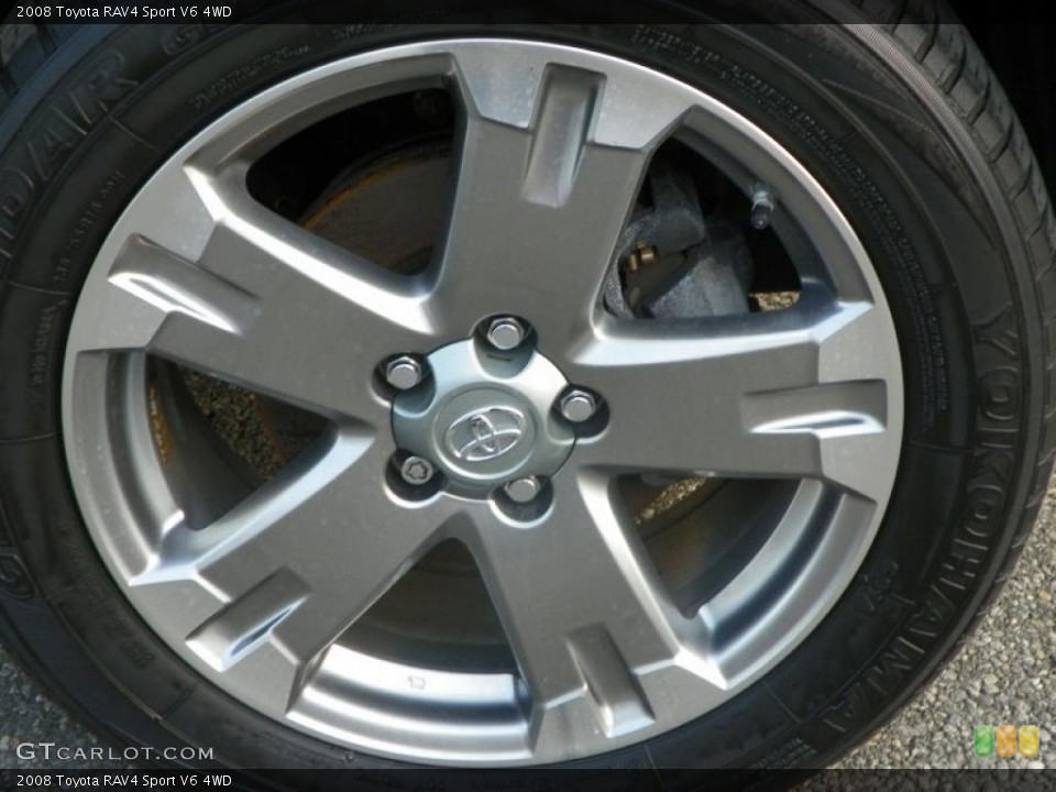 2008 Toyota RAV4 Sport V6 4WD Wheel and Tire Photo #46916723