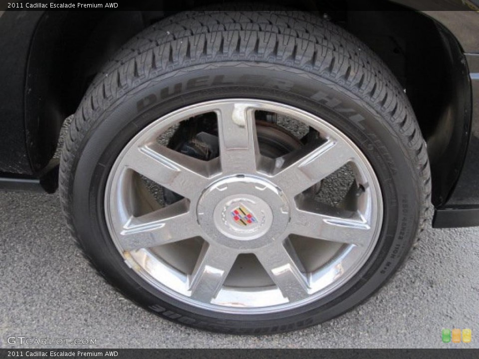 2011 Cadillac Escalade Premium AWD Wheel and Tire Photo #46925255