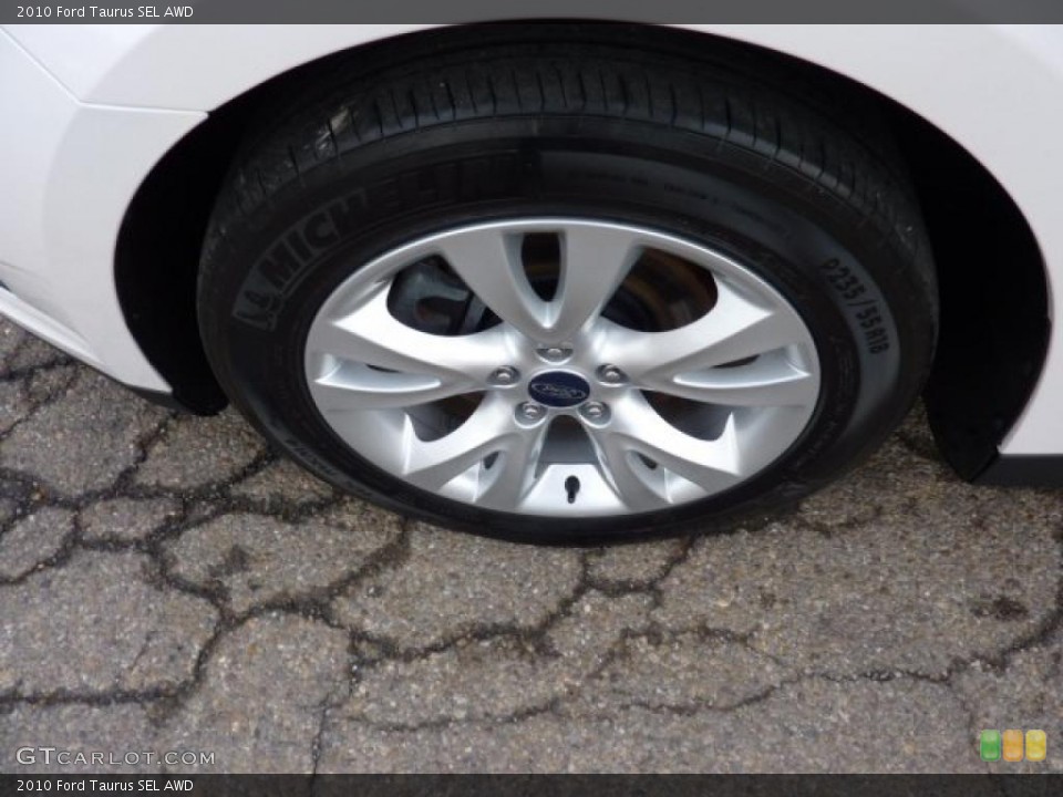 2010 Ford Taurus SEL AWD Wheel and Tire Photo #46931366