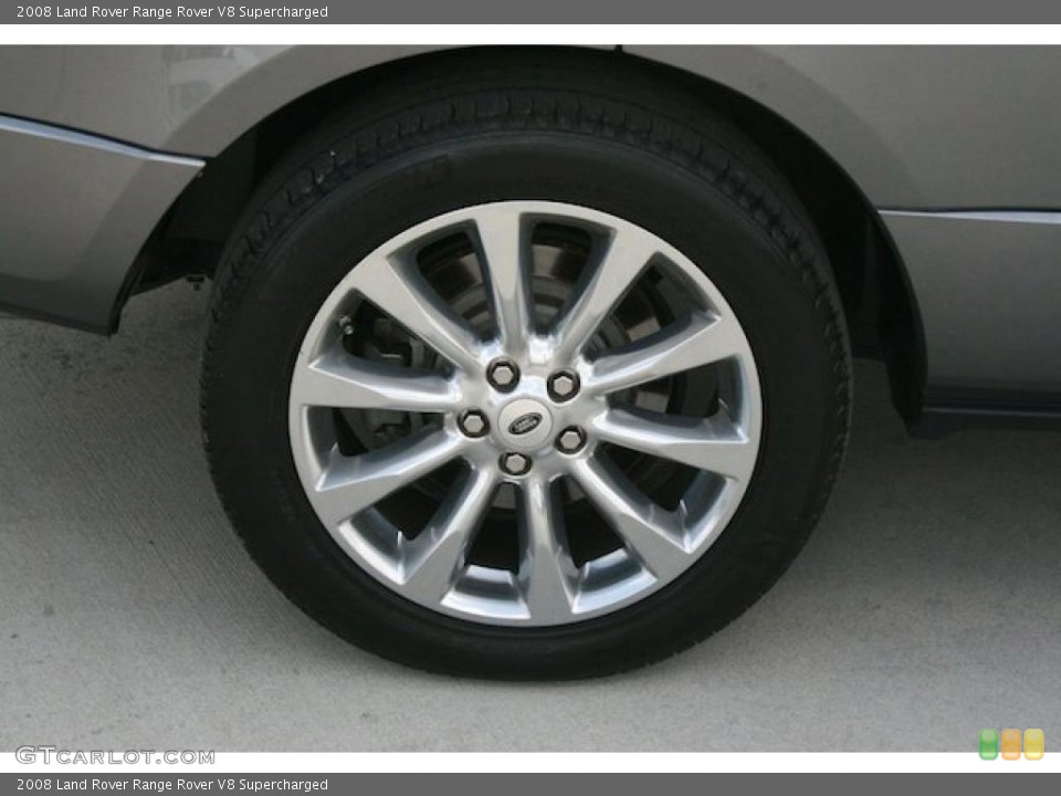 2008 Land Rover Range Rover V8 Supercharged Wheel and Tire Photo #46941282
