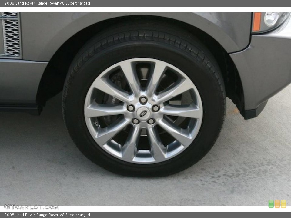 2008 Land Rover Range Rover V8 Supercharged Wheel and Tire Photo #46941291