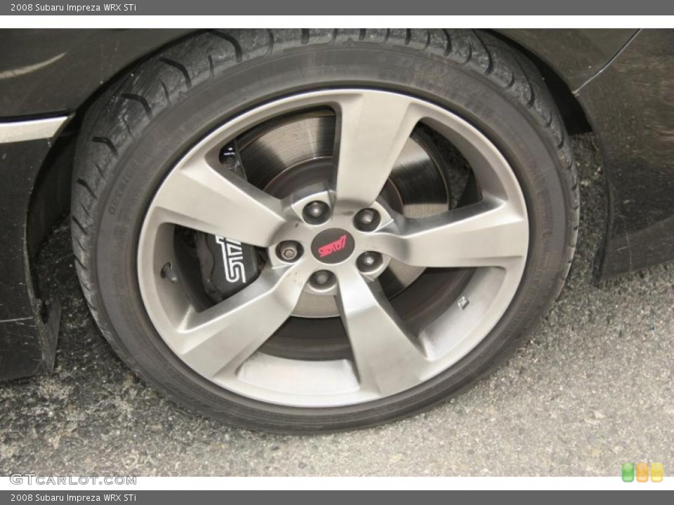 2008 Subaru Impreza WRX STi Wheel and Tire Photo #46941486