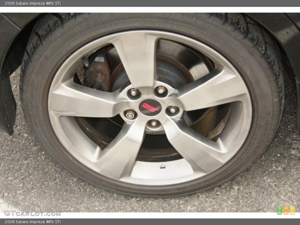 2008 Subaru Impreza WRX STi Wheel and Tire Photo #46941501