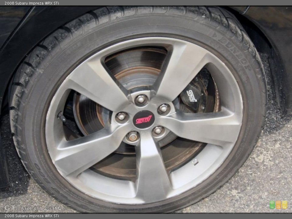 2008 Subaru Impreza WRX STi Wheel and Tire Photo #46941516