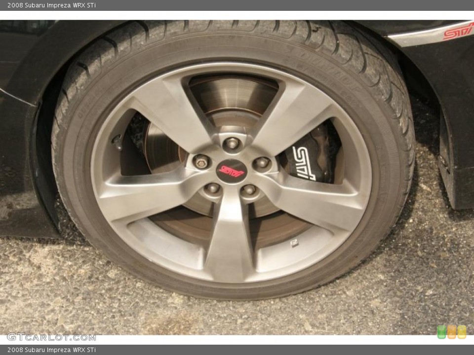 2008 Subaru Impreza WRX STi Wheel and Tire Photo #46941534