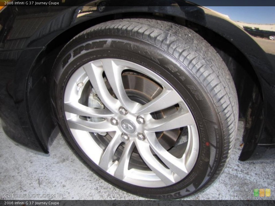 2008 Infiniti G 37 Journey Coupe Wheel and Tire Photo #46942293