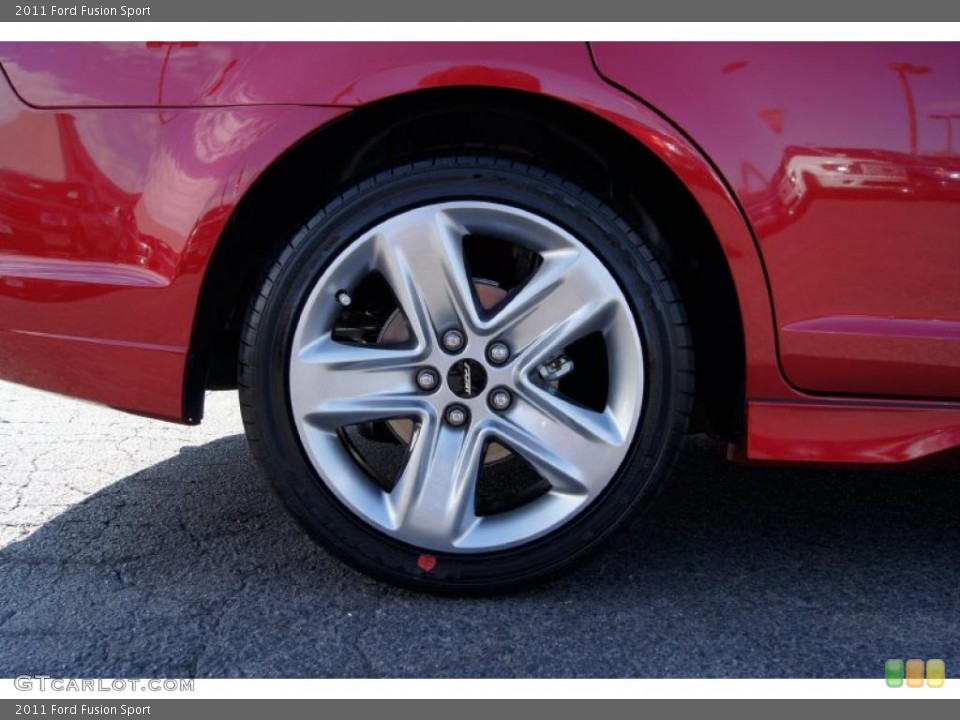 2011 Ford Fusion Sport Wheel and Tire Photo #46942815