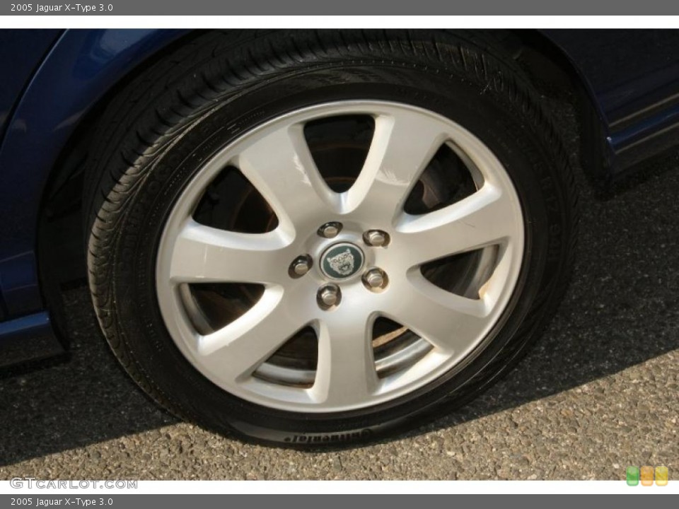 2005 Jaguar X-Type 3.0 Wheel and Tire Photo #46944660