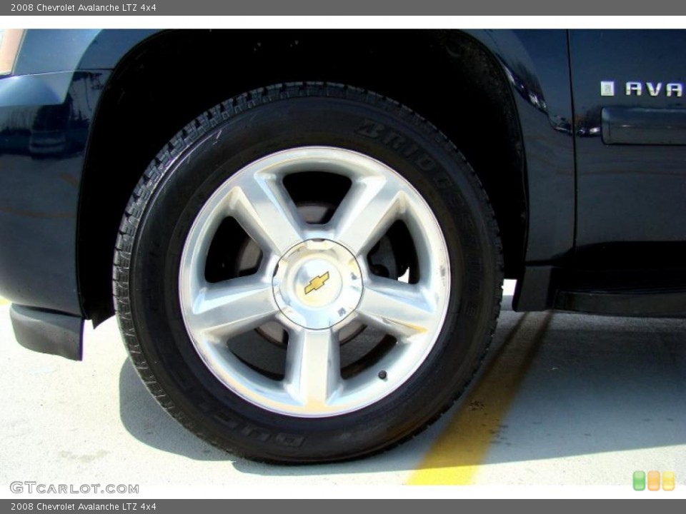 2008 Chevrolet Avalanche LTZ 4x4 Wheel and Tire Photo #46945689