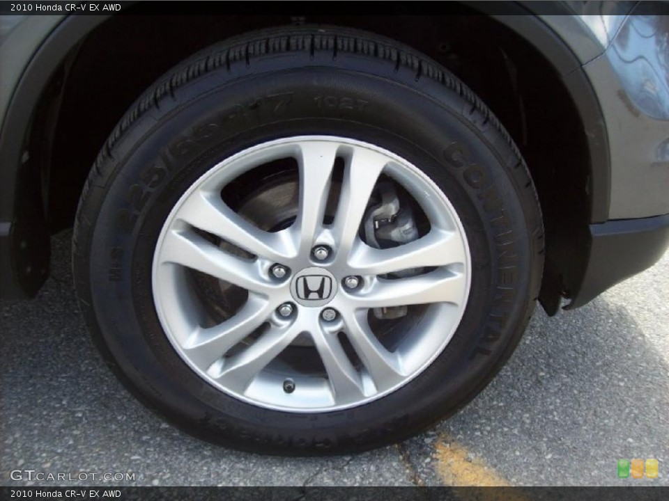 2010 Honda CR-V EX AWD Wheel and Tire Photo #46946082