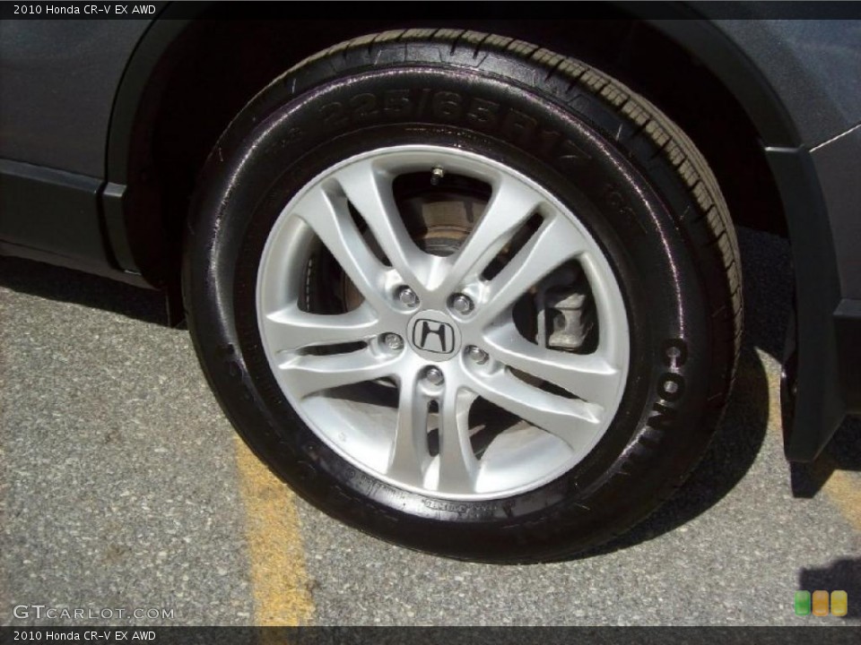 2010 Honda CR-V EX AWD Wheel and Tire Photo #46946112