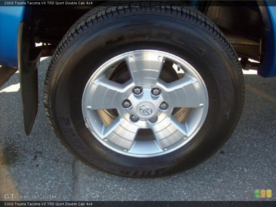2009 Toyota Tacoma V6 TRD Sport Double Cab 4x4 Wheel and Tire Photo #46946538