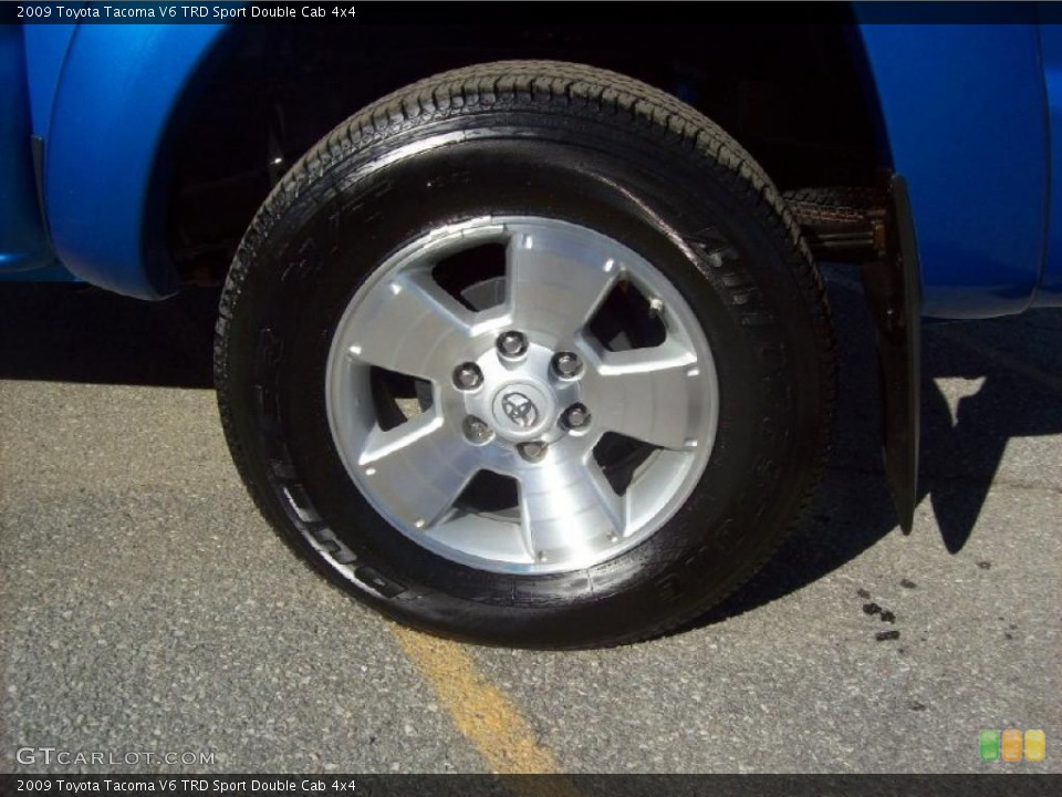 2009 Toyota Tacoma V6 TRD Sport Double Cab 4x4 Wheel and Tire Photo #46946553