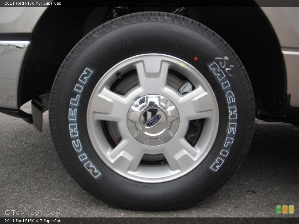 2011 Ford F150 XLT SuperCab Wheel and Tire Photo #46952949