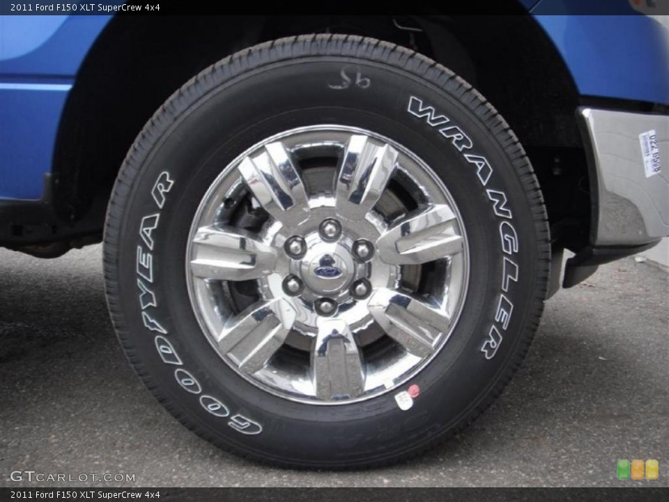 2011 Ford F150 XLT SuperCrew 4x4 Wheel and Tire Photo #46953237