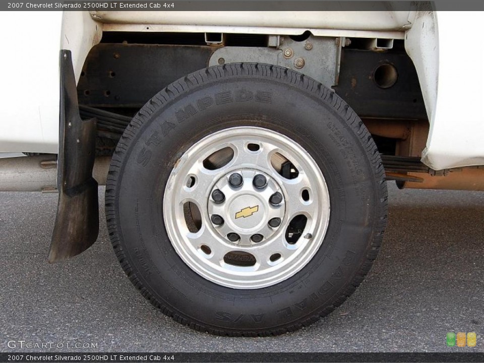 2007 Chevrolet Silverado 2500HD LT Extended Cab 4x4 Wheel and Tire Photo #46955334