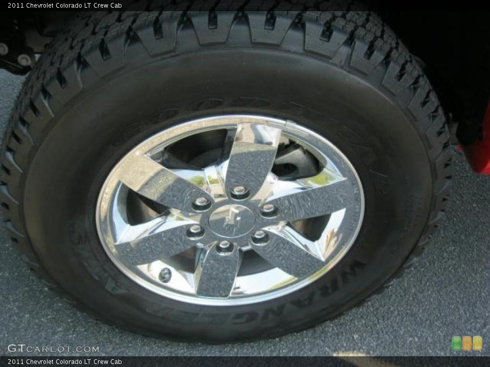 2011 Chevrolet Colorado LT Crew Cab Wheel and Tire Photo #46955592