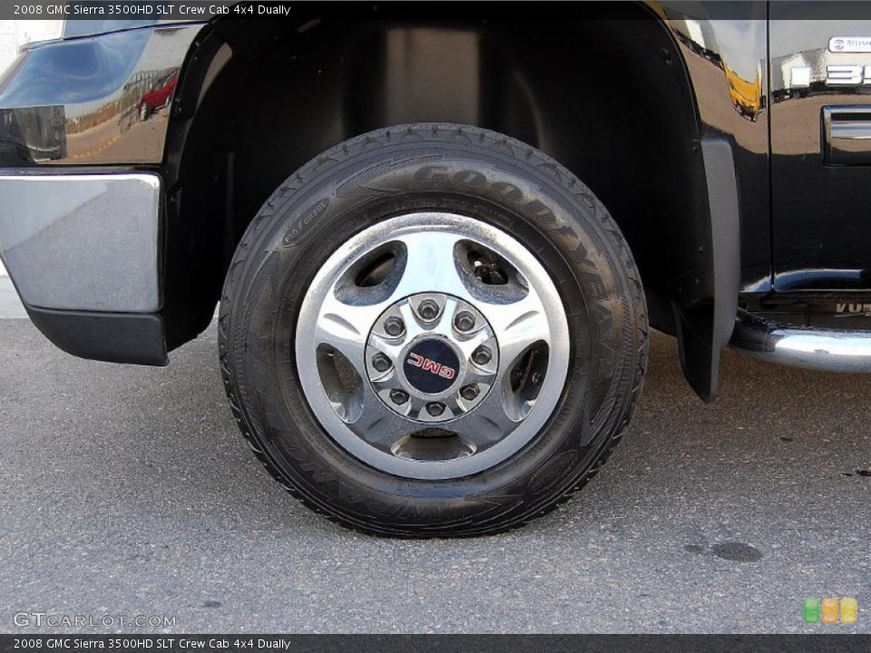 2008 GMC Sierra 3500HD SLT Crew Cab 4x4 Dually Wheel and Tire Photo #46956183