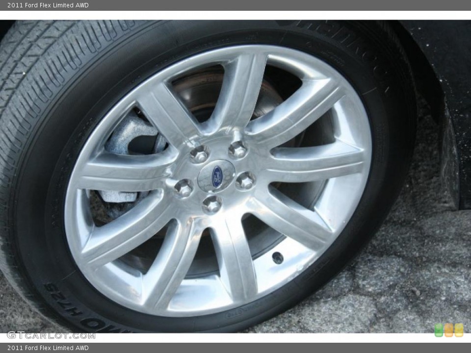 2011 Ford Flex Limited AWD Wheel and Tire Photo #46958697