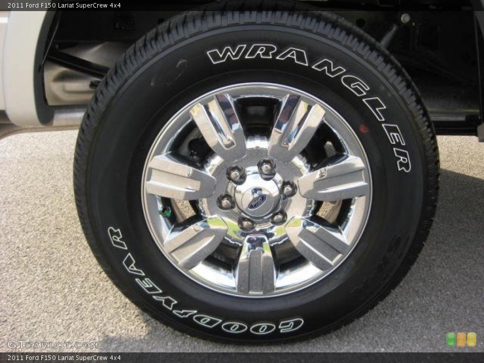 2011 Ford F150 Lariat SuperCrew 4x4 Wheel and Tire Photo #46959078