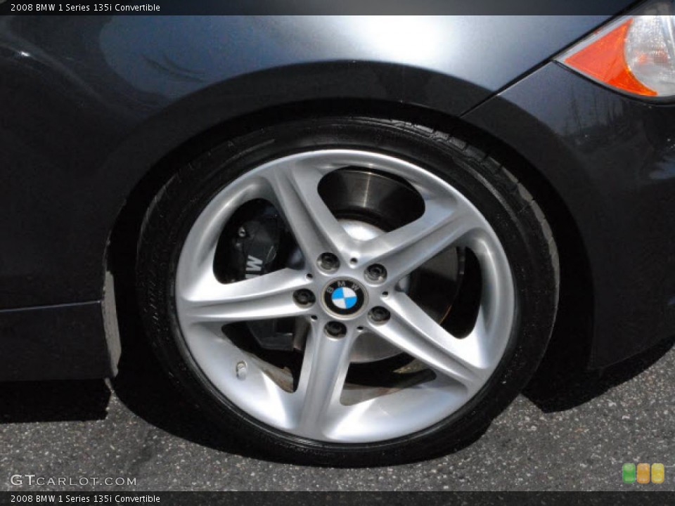 2008 BMW 1 Series 135i Convertible Wheel and Tire Photo #46960302