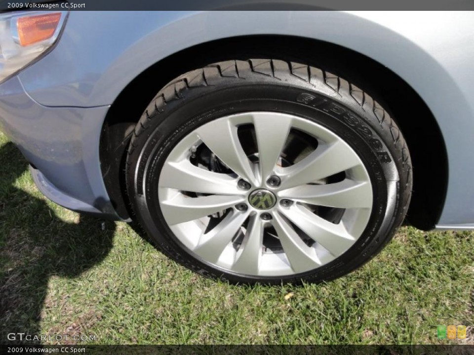 2009 Volkswagen CC Sport Wheel and Tire Photo #46960326