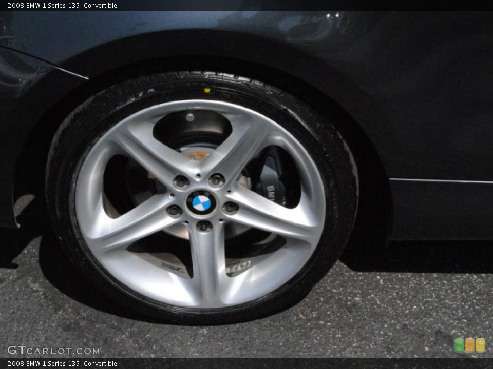2008 BMW 1 Series 135i Convertible Wheel and Tire Photo #46960371