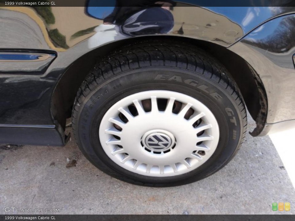 1999 Volkswagen Cabrio GL Wheel and Tire Photo #46963362