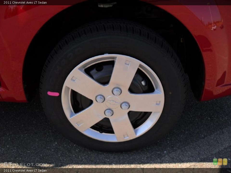 2011 Chevrolet Aveo LT Sedan Wheel and Tire Photo #46964196